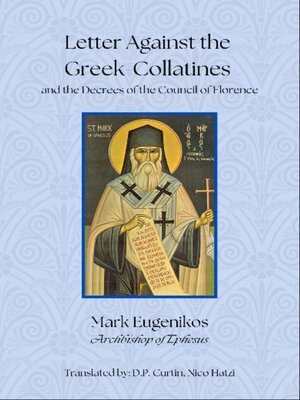 cover image of Letter Against the Greek Collatines